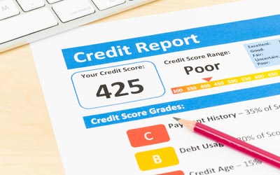 Bruised Credit Score